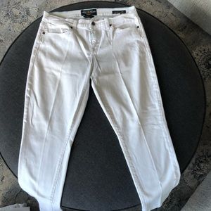 White Sofia Capri Lucky Jeans